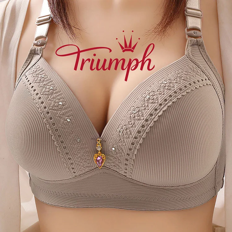 Triumph -(M-7XL)Sutien moale cu închidere în față pentru femei