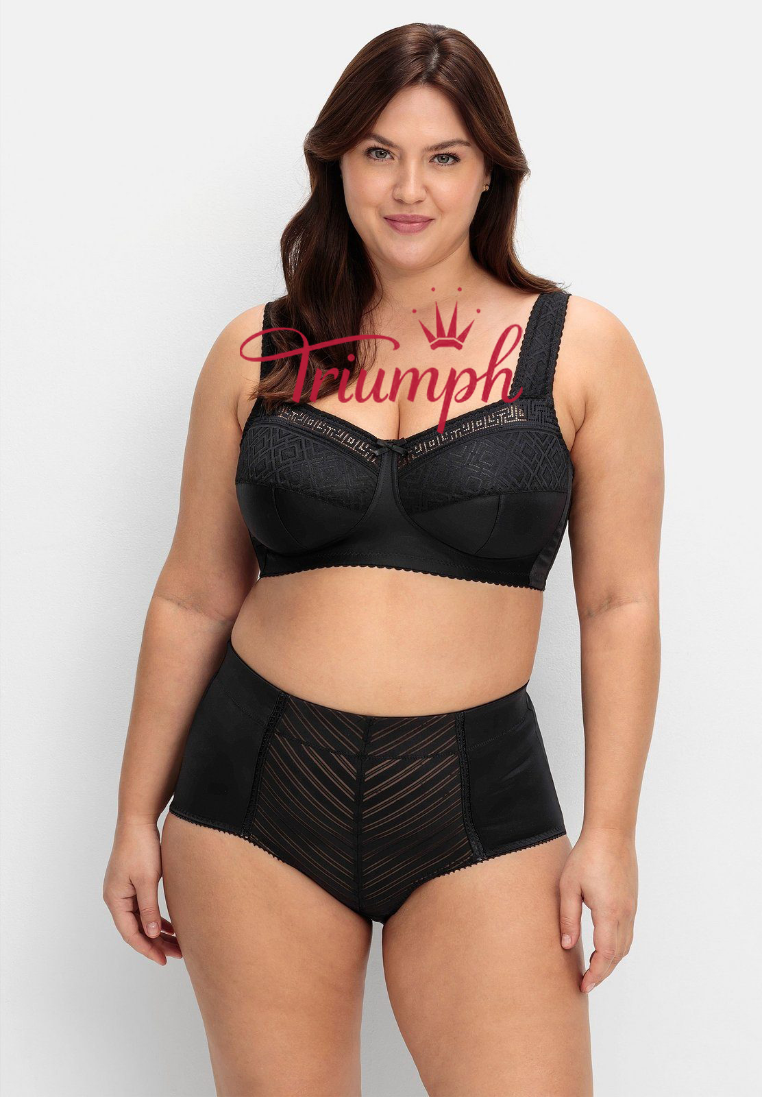 Triumph® – 👑3 darab ✨✨70% kedvezménnyel💝Nagy méretű mikroszálas virágos hímzett melltartó [75A-120F]