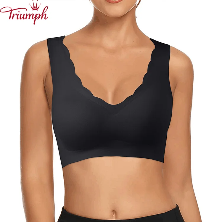 Triumph - 3 buc 💥Lenjerie subțire, frumoasă, cu vestă[75A-110E]