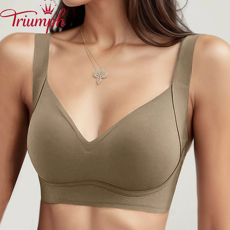 Triumph - 3 Buc 💥Nud suport moale lenjerie nud fără cusături[75A-110E]