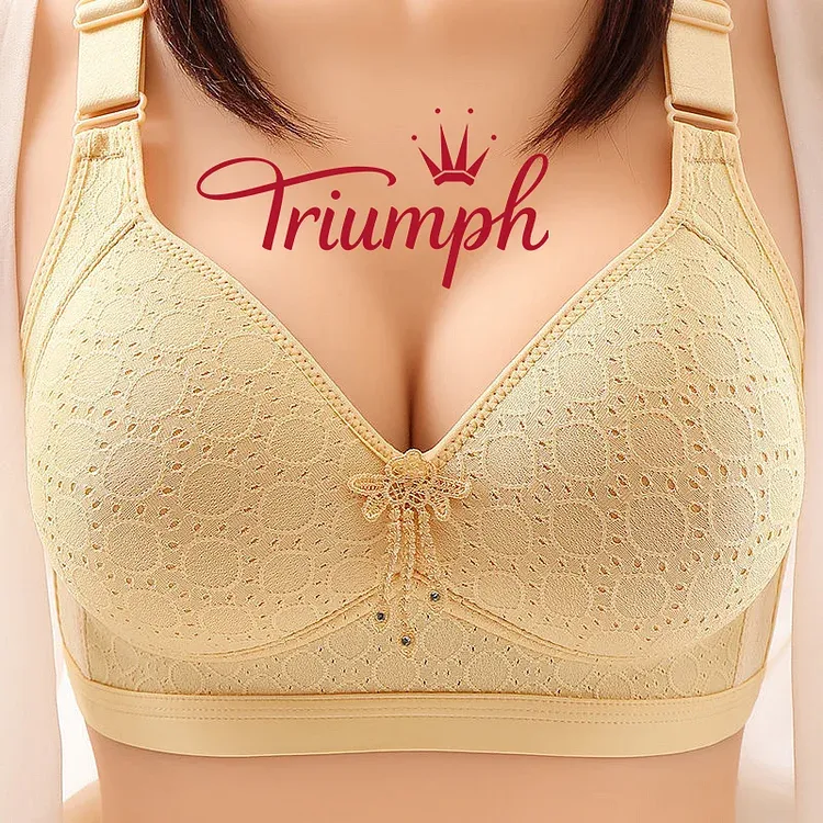 Triumph -Sutien de mărime plus reglabil fără fir（M-7XL)