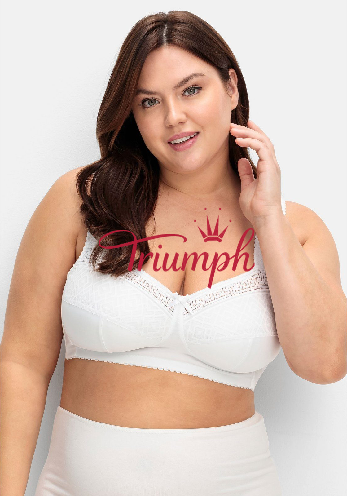 Triumph® – 👑3 darab ✨✨70% kedvezménnyel💝Nagy méretű mikroszálas virágos hímzett melltartó [75A-120F]