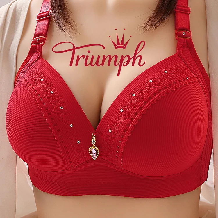 Triumph -(M-7XL)Sutien moale cu închidere în față pentru femei