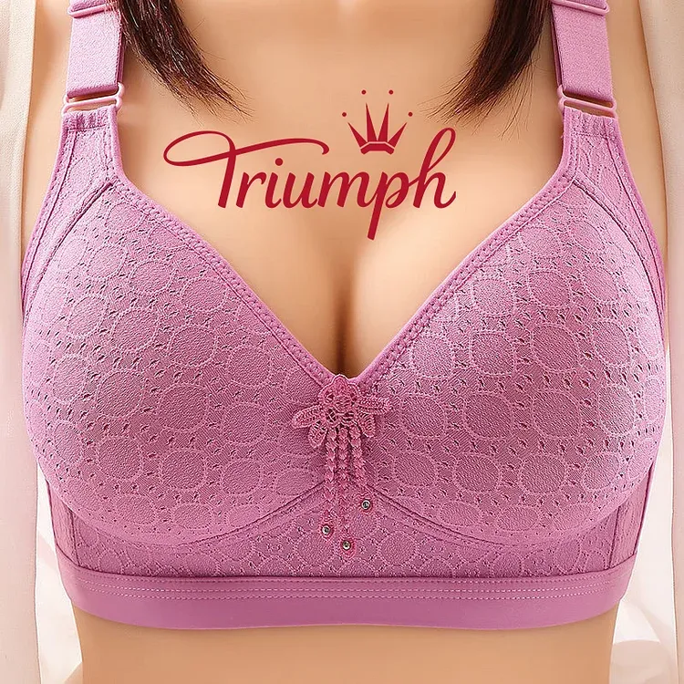 Triumph -Sutien de mărime plus reglabil fără fir（M-7XL)