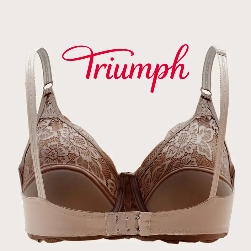 [Kup jeden, dwa otrzymasz za darmo] triumph letni niestalowy biustonosz z pierścieniem cienka sekcja koronki zebrane nie gąbka damskie duże rozmiary ultracienkie modele