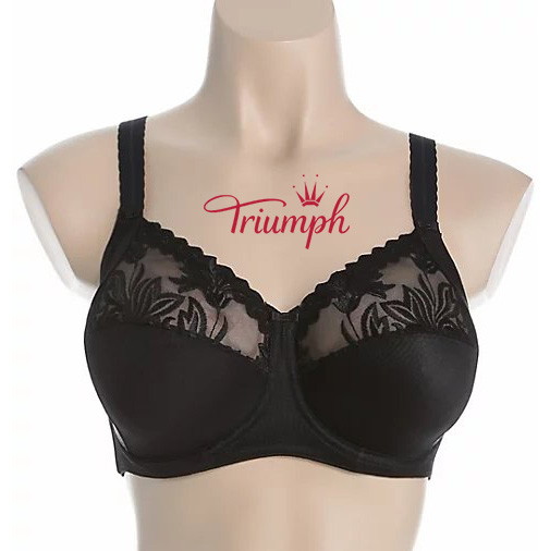 Triumph - (3 bucăți) Sutien din dantelă florală sexy, respirabil