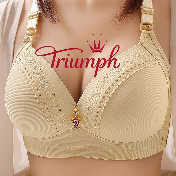 Triumph -(M-7XL)Sutien moale cu închidere în față pentru femei