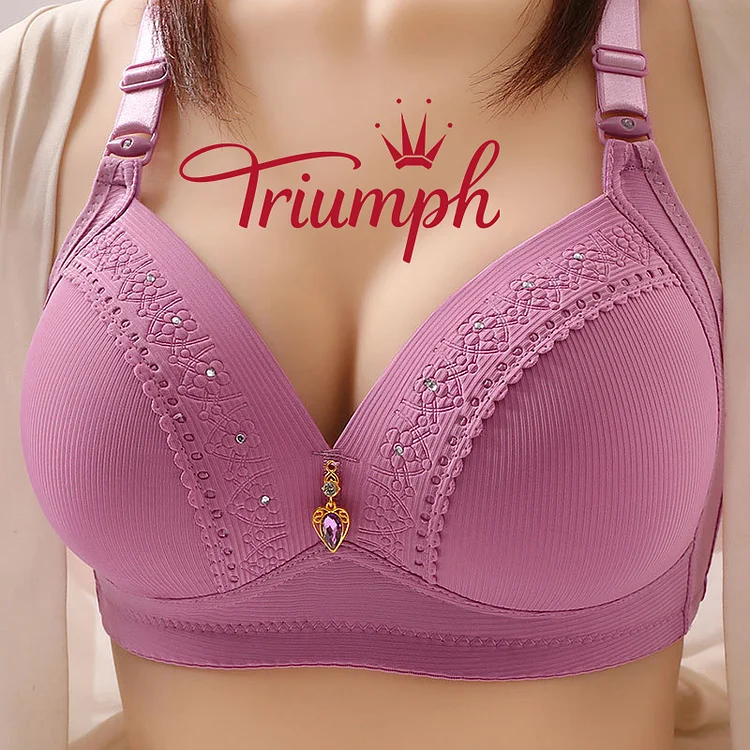 Triumph -(M-7XL)Sutien moale cu închidere în față pentru femei