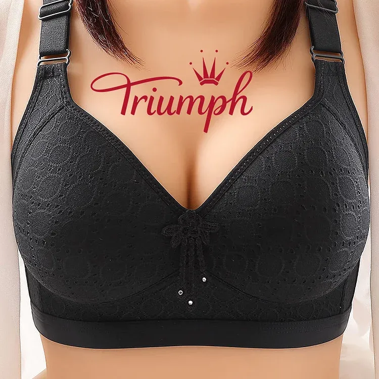 Triumph -Sutien de mărime plus reglabil fără fir（M-7XL)