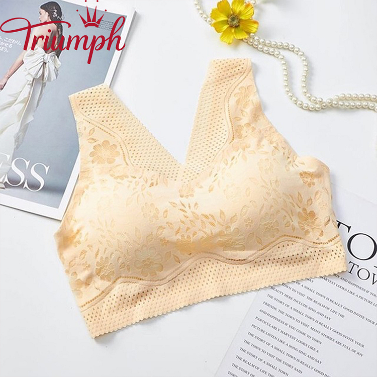 Triumph - 3 buc 💥Lenjerie subțire, frumoasă, cu vestă[75A-110E]