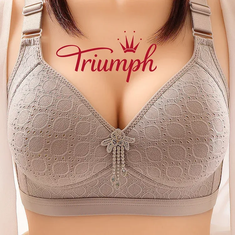 Triumph -Sutien de mărime plus reglabil fără fir（M-7XL)
