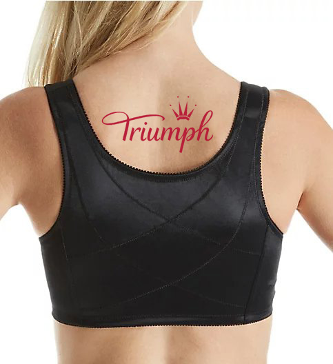 Triumph - (3 termék) Pamut, légáteresztő, elől záródó melltartó huzal nélkül