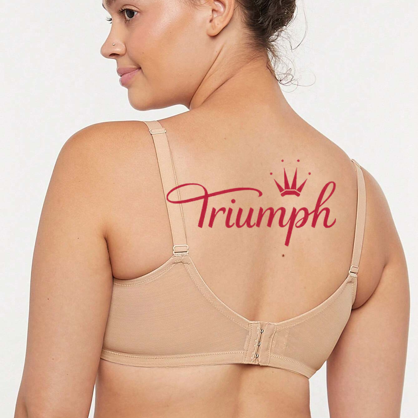 Triumph - Sutien din dantelă fără sârmă cu acoperire completă