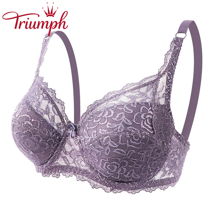 Triumph - CD-ul din dantelă confortabil, plus sutien mărime【S-3XL】