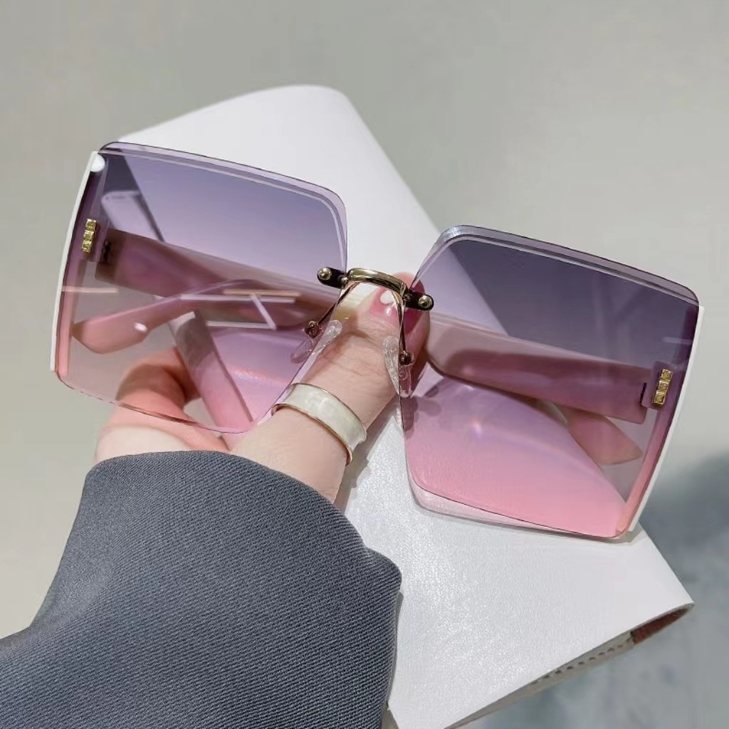 STYLISH FRAMELESS CUT-EDGE SUNGLASSES