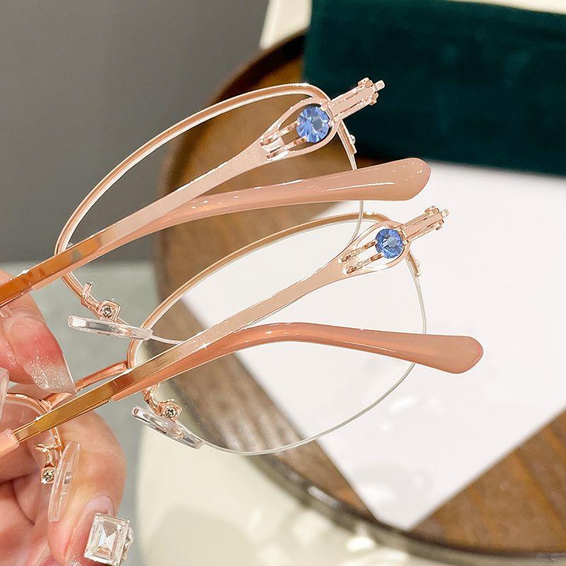 ULTRA-LIGHT SEMI-RIMLESS YOUTHFUL READING GLASSES