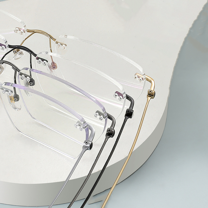 RIMLESS PURE TITANIUM READING GLASSES