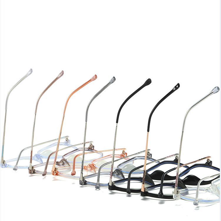 IRREGULAR-FRAME NATURAL-LOOK READING GLASSES.
