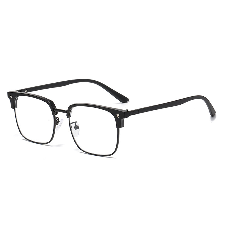 Fashionable Half-Rim Frosted Photochromic Glasses