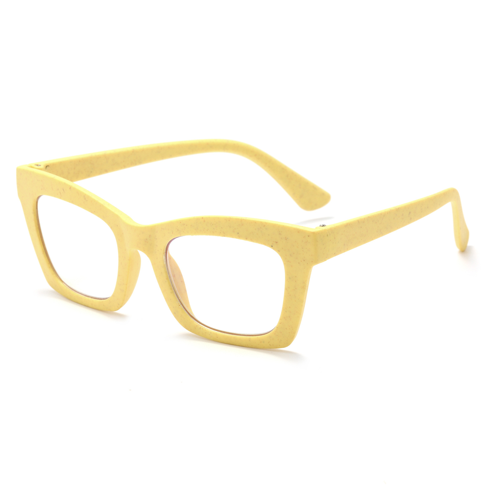 STYLISH SQUARE FRAME CANDY COLOR ANTI-BLUE LIGHT READING GLASSES