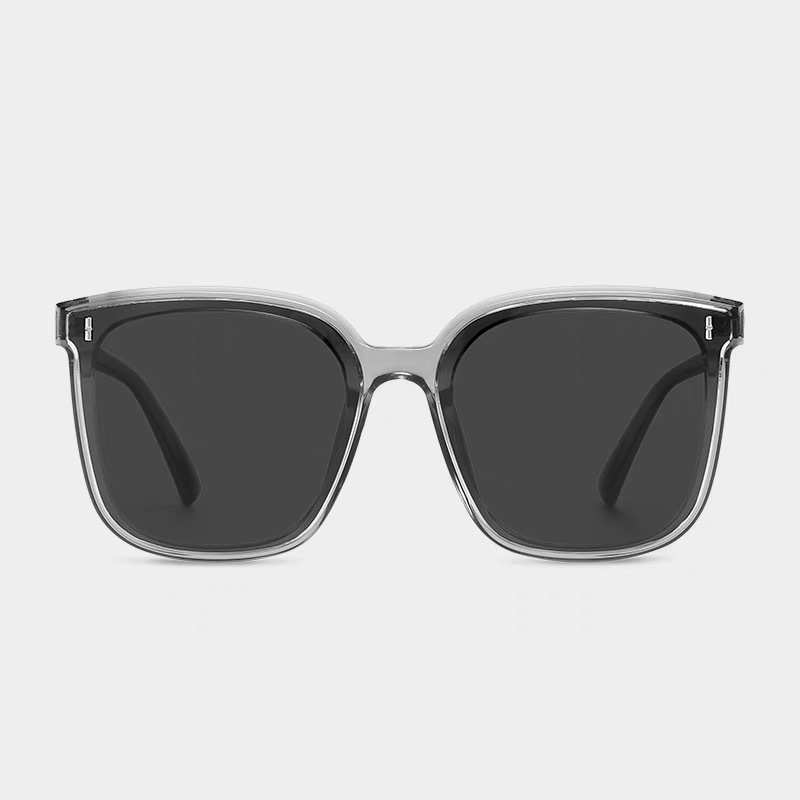 OPTIGEMS 2024 New sunglasses stylish large frame rice nail sunglasses