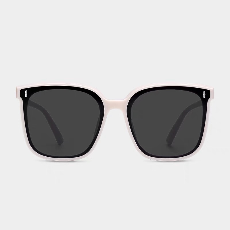 OPTIGEMS 2024 New sunglasses stylish large frame rice nail sunglasses