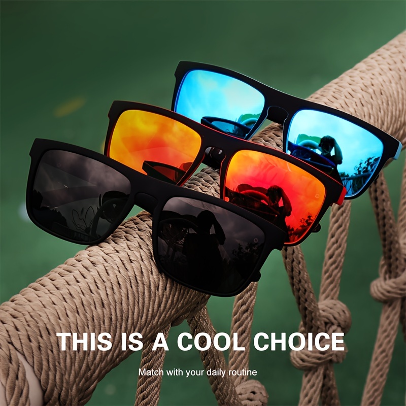 RETRO POLARIZED SQUARE FASHION SUNGLASSES