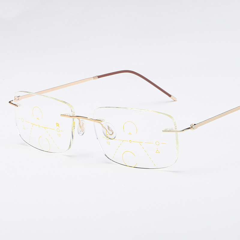 FRAMELESS MULTIFOCAL BLUE LIGHT BLOCKING GLASSES
