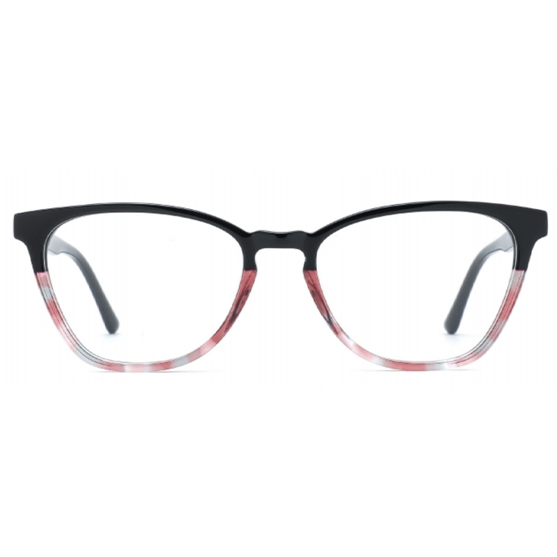 WOMEN'S RETRO PATTERN COLORBLOCK GLASSES