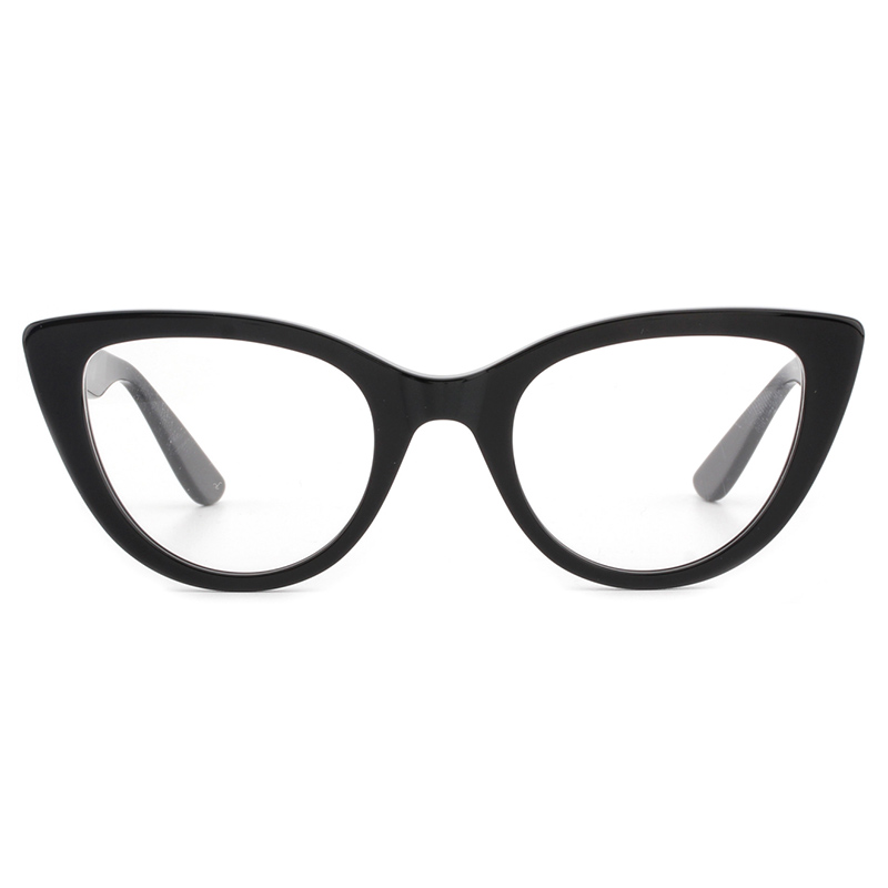 FASHION CAT-EYE RIVET GLASSES