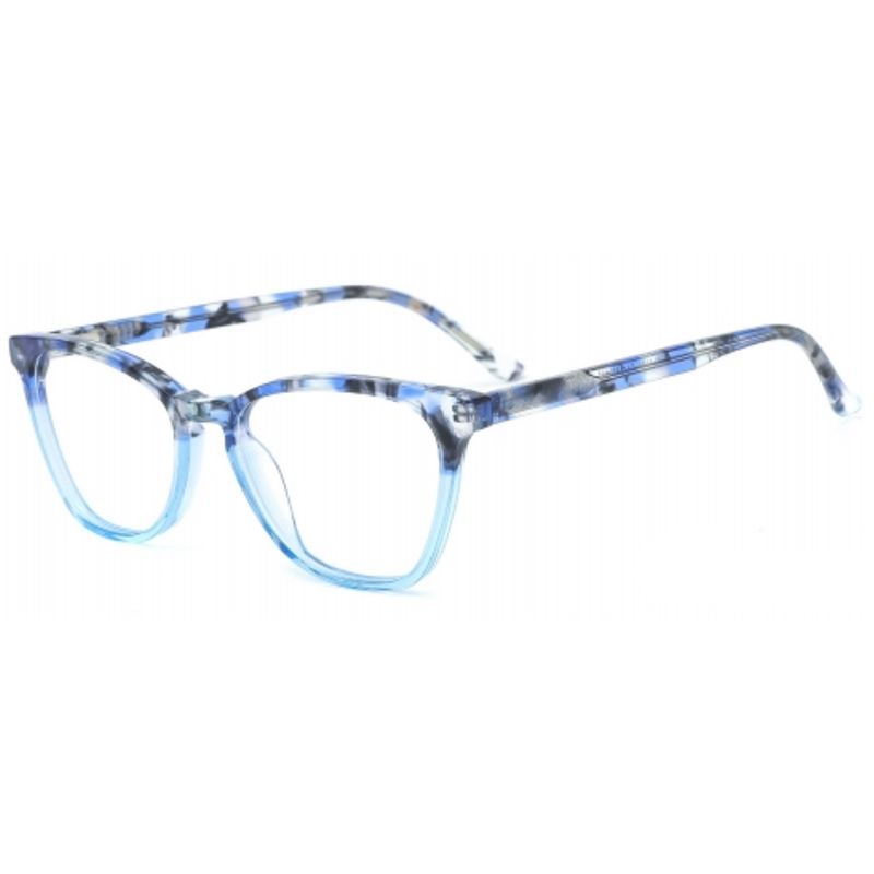 WOMEN'S RETRO PATTERN COLORBLOCK GLASSES