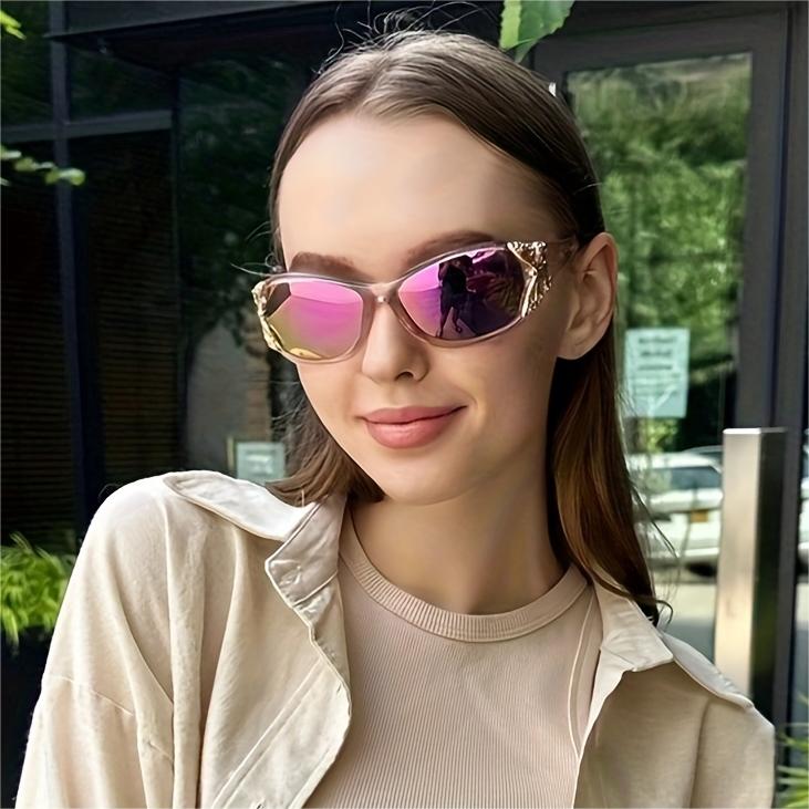 FASHION LARGE FRAME METAL BUTTERFLY POLARIZED SUNGLASSES