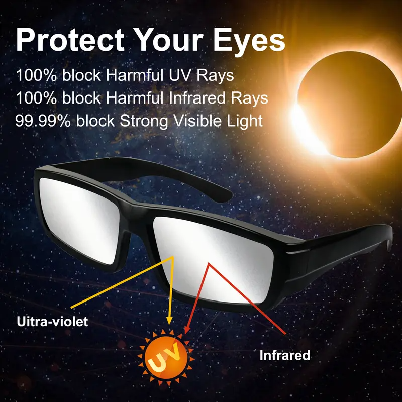 OUTDOOR SOLAR ECLIPSE VIEWING GLASSES