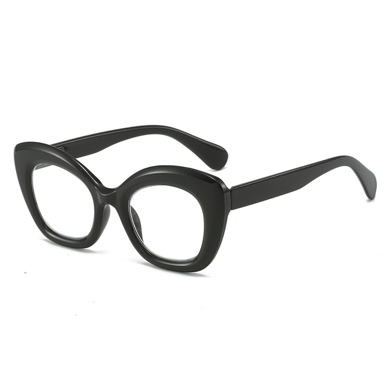 LARGE-FRAME CAT-EYE READING GLASSES