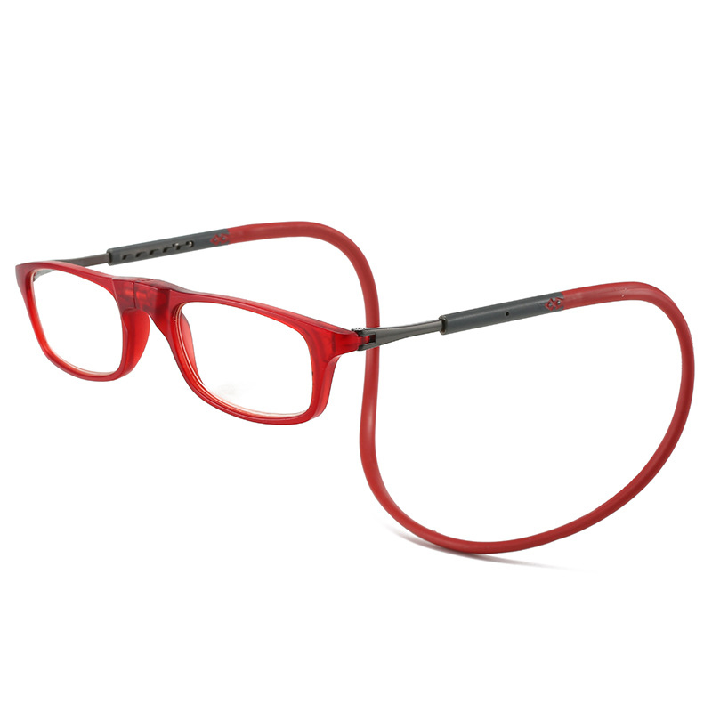 ADJUSTABLE TEMPLE MAGNETIC READING GLASSES