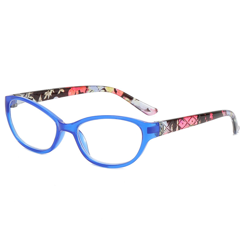WOMEN'S FASHION CAT'S EYE FLORAL ANTI-BLUE LIGHT READING GLASSES