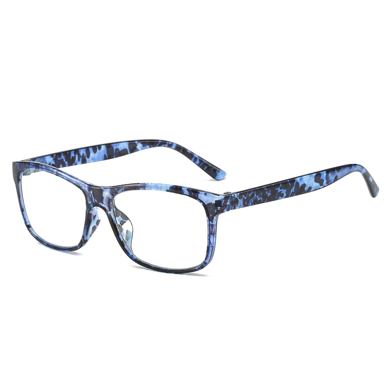 WOMEN'S FASHION PRINTED SQUARE ANTI-BLUE LIGHT READING GLASSES