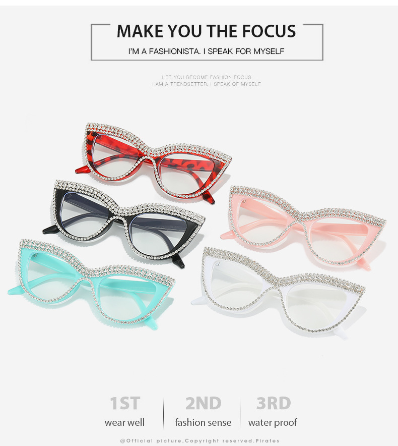  DIAMOND CAT-EYE READING GLASSES