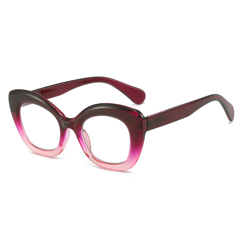 LARGE-FRAME CAT-EYE READING GLASSES