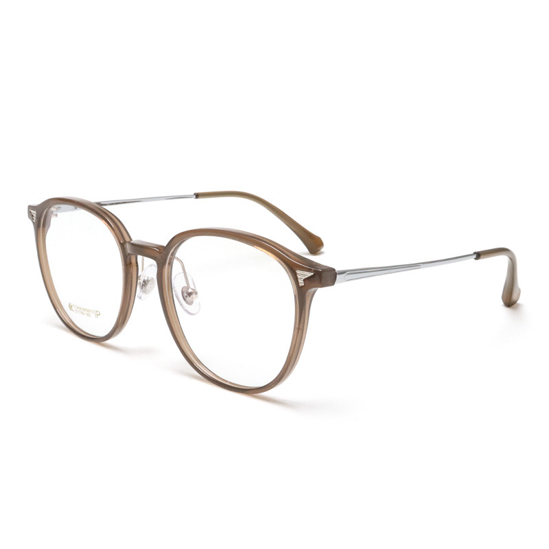 VINTAGE NATURAL-LOOK LARGE-FRAME READING GLASSES