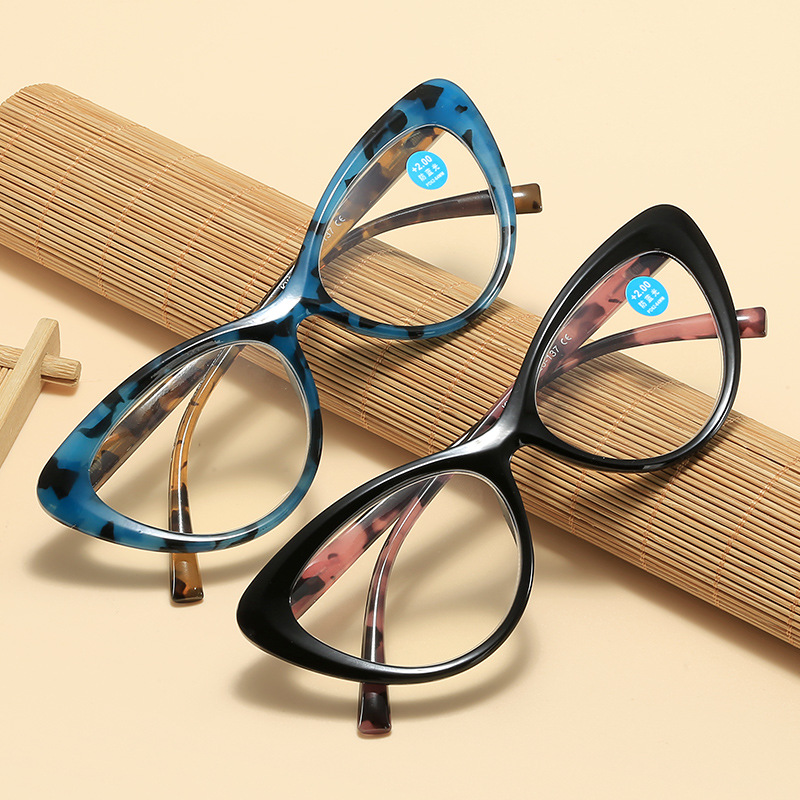 WOMEN'S FASHION CAT EYE PRINTED READING GLASSES