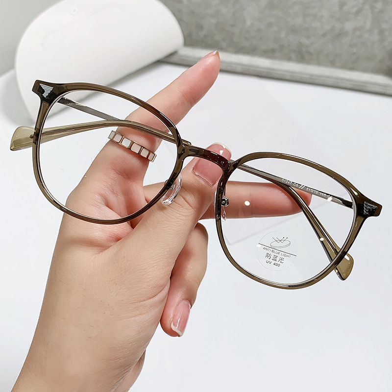 VINTAGE NATURAL-LOOK LARGE-FRAME READING GLASSES