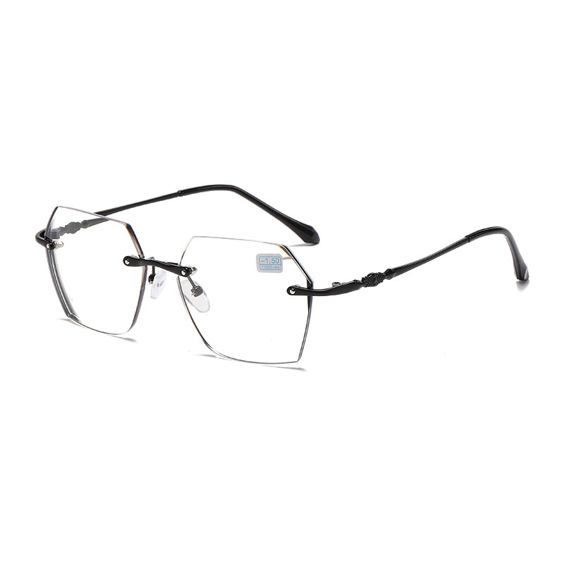 FASHIONABLE RIMLESS PHOTOCHROMIC GLASSES