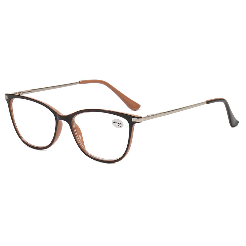 CLEAR MINI CAT-EYE READING GLASSES