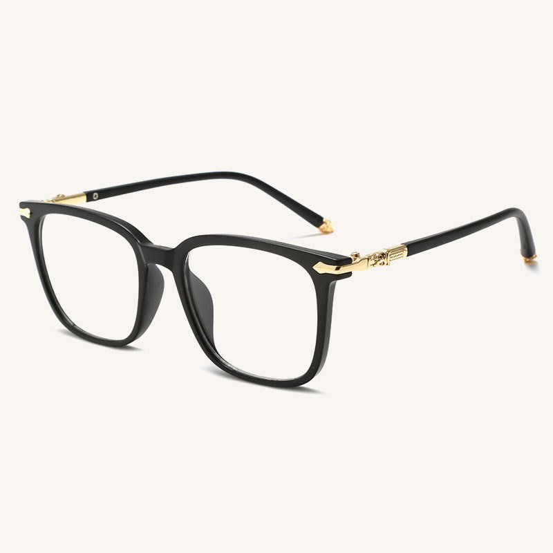 SQUARE LARGE-FRAME READING GLASSES