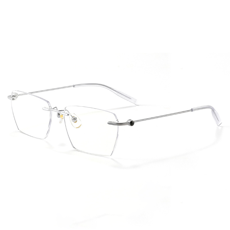 RIMLESS PURE TITANIUM READING GLASSES
