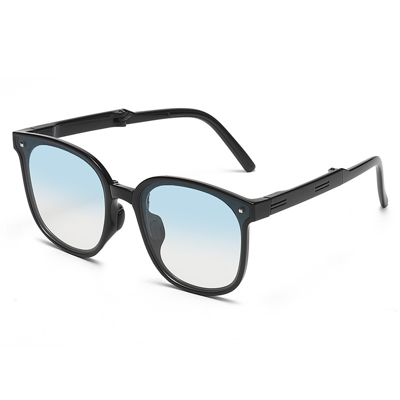 FASHIONABLE FOLDING LARGE FRAME POLARIZED SUNGLASSES