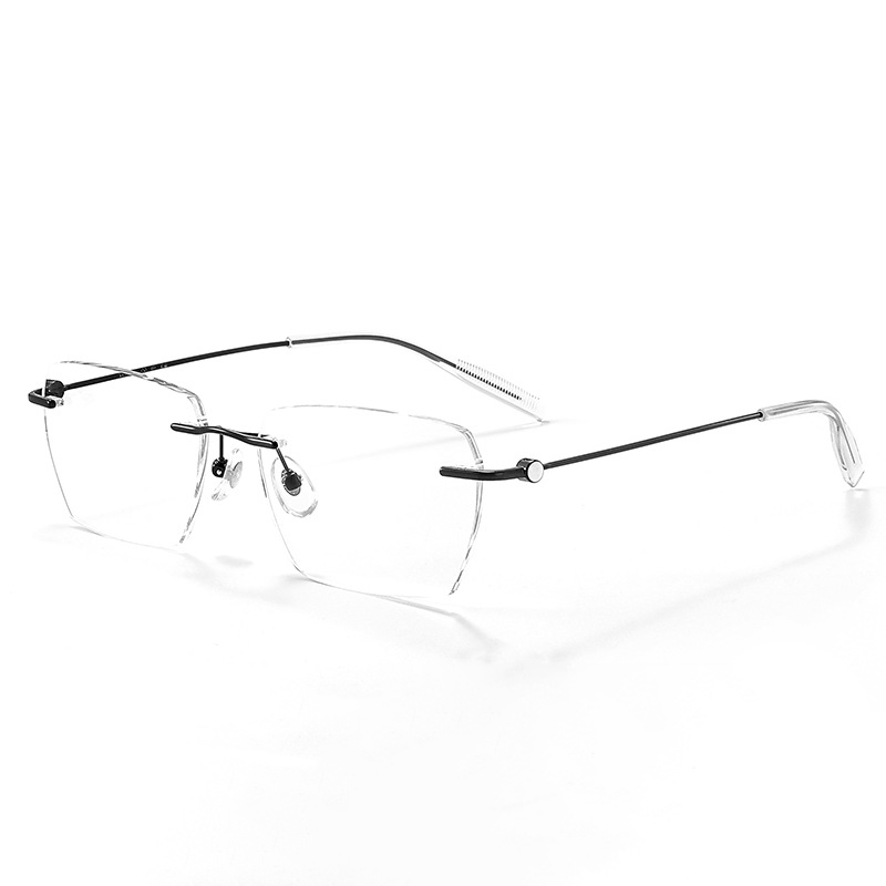 RIMLESS PURE TITANIUM READING GLASSES