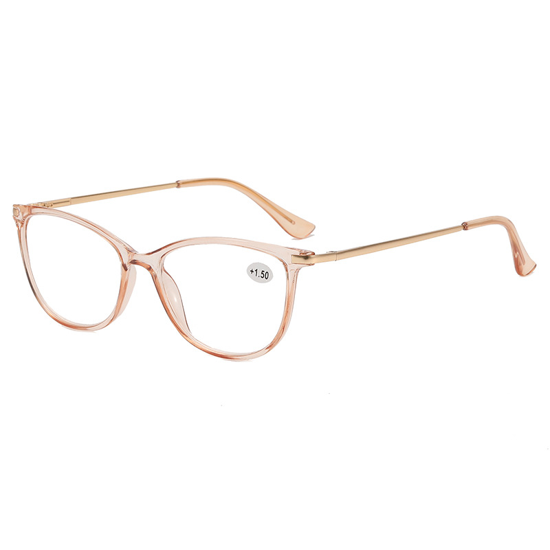 CLEAR MINI CAT-EYE READING GLASSES