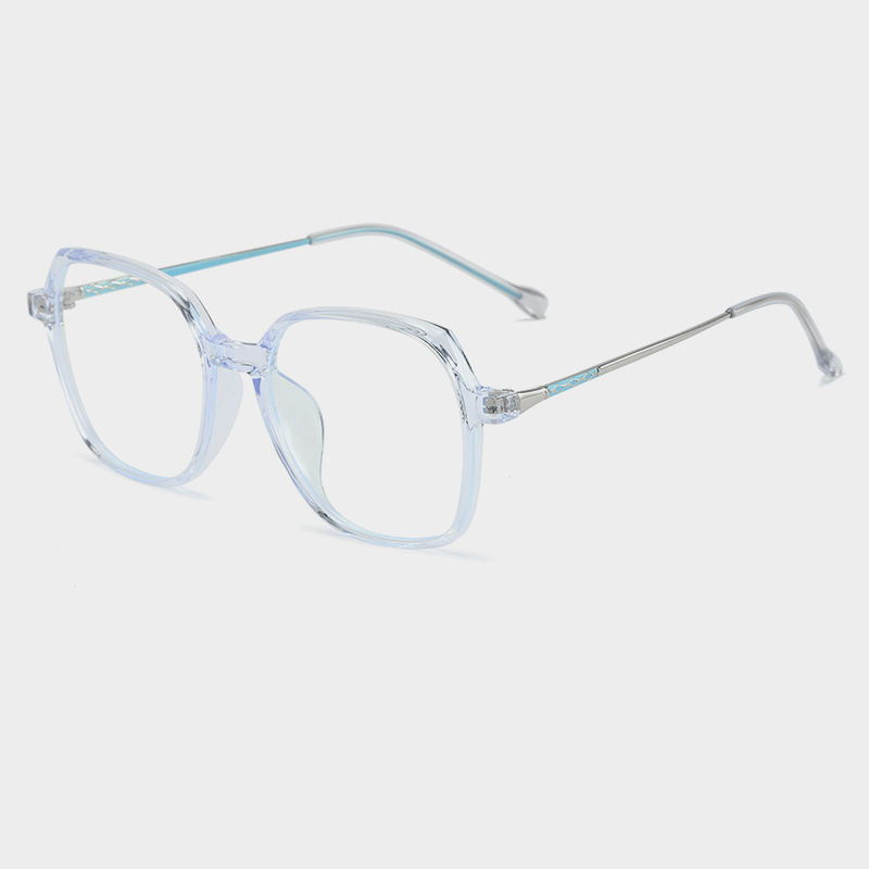 IRREGULAR-FRAME NATURAL-LOOK READING GLASSES.